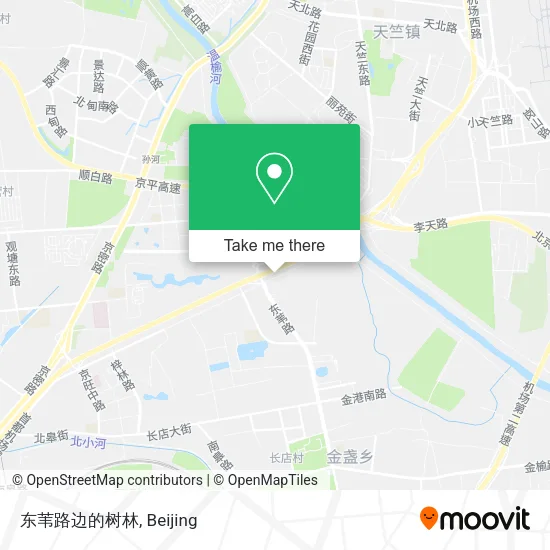 东苇路边的树林 map