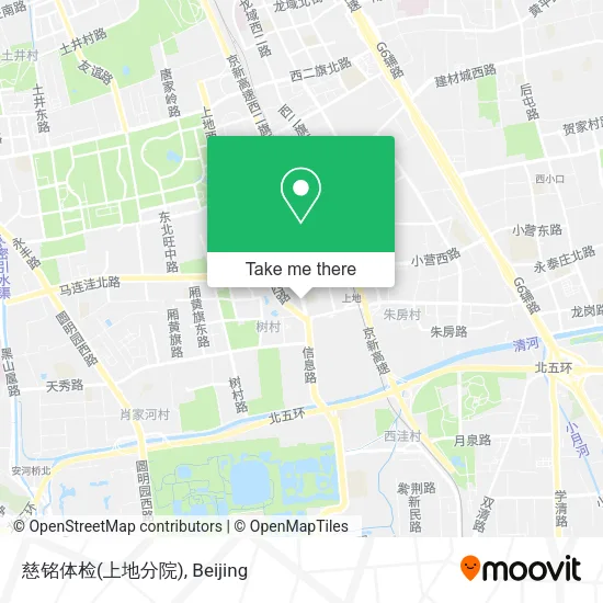 慈铭体检(上地分院) map