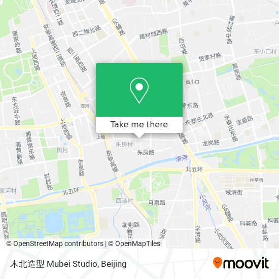 木北造型 Mubei Studio map
