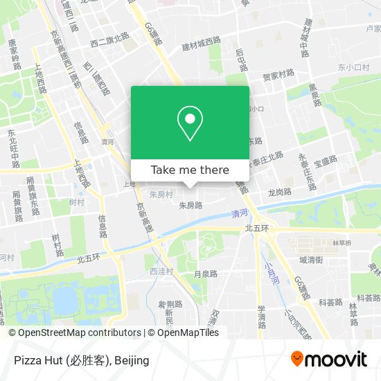 Pizza Hut (必胜客) map
