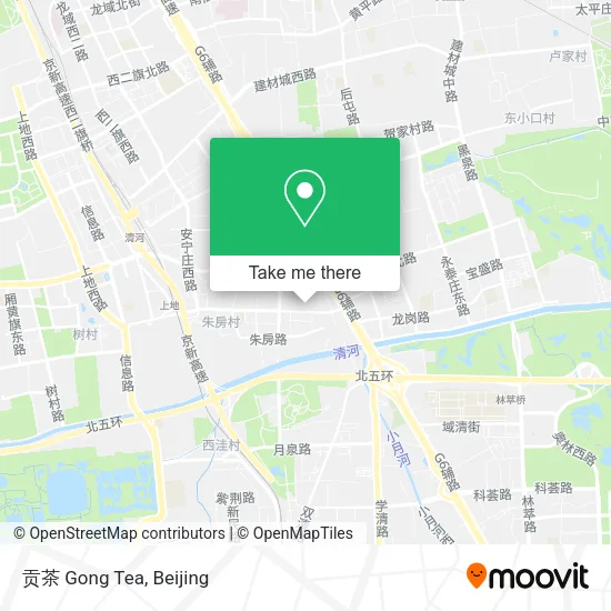 贡茶 Gong Tea map