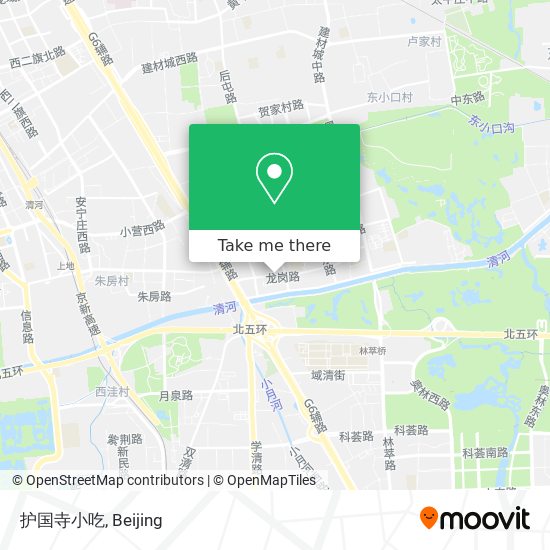 护国寺小吃 map