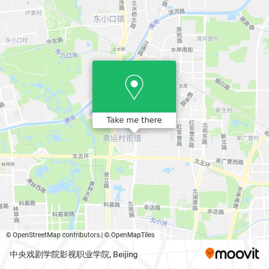 中央戏剧学院影视职业学院 map