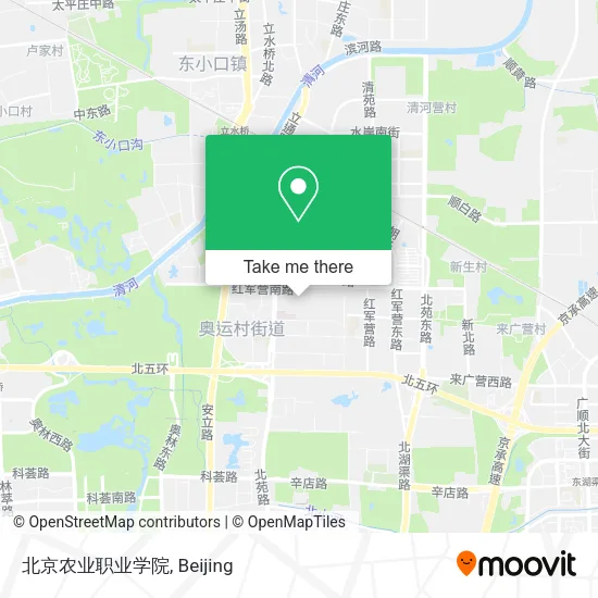 北京农业职业学院 map