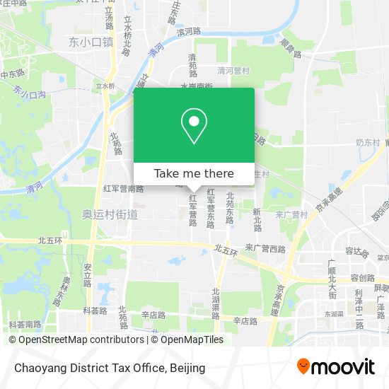 Chaoyang District Tax Office map