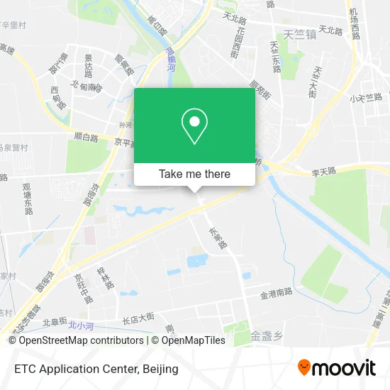 ETC Application Center map