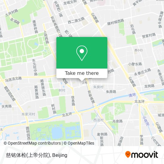 慈铭体检(上帝分院) map