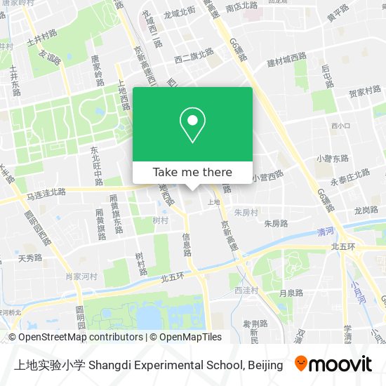 上地实验小学 Shangdi Experimental School map