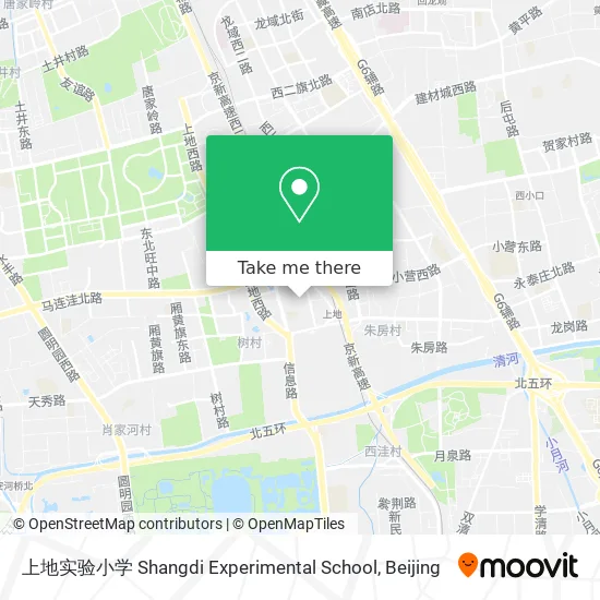 上地实验小学 Shangdi Experimental School map
