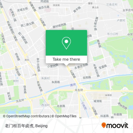 老门框百年卤煮 map