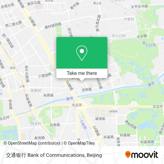 交通银行 Bank of Communications map