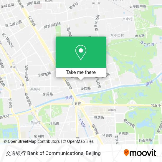 交通银行 Bank of Communications map