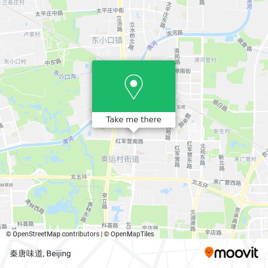 秦唐味道 map
