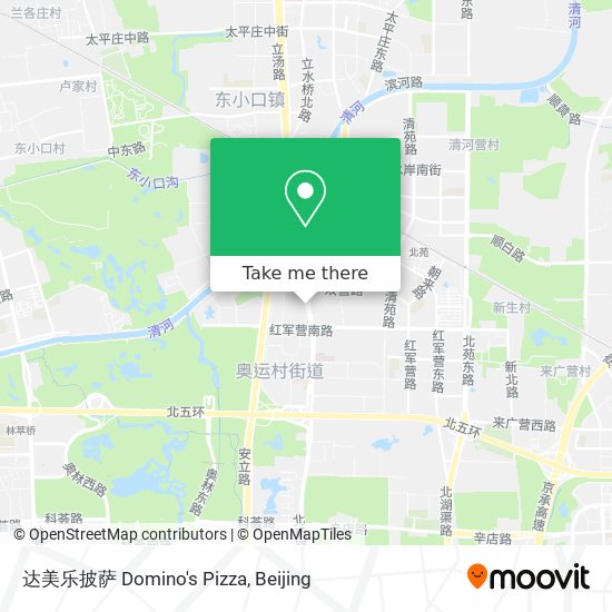 达美乐披萨 Domino's Pizza map