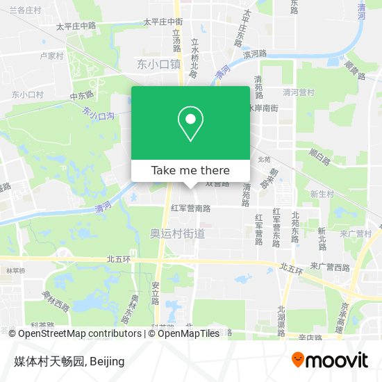 媒体村天畅园 map