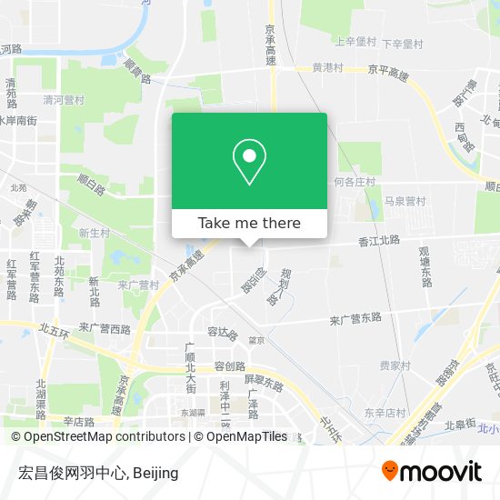 宏昌俊网羽中心 map
