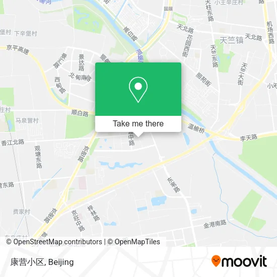康营小区 map