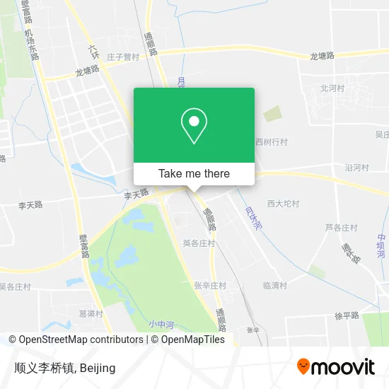 顺义李桥镇 map