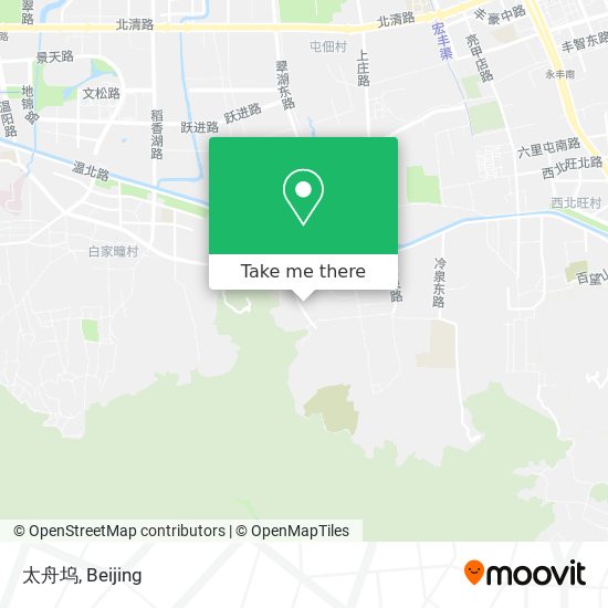 太舟坞 map