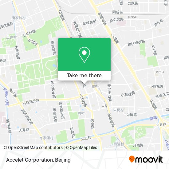 Accelet Corporation map