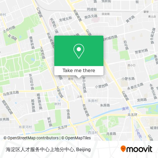 海淀区人才服务中心上地分中心 map