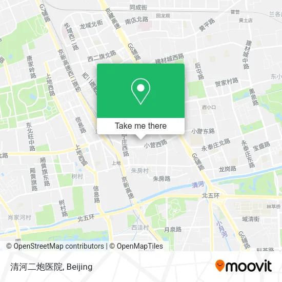 清河二炮医院 map