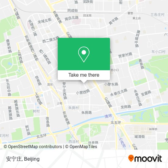 安宁庄 map