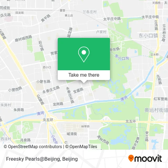 Freesky Pearls@Beijing map