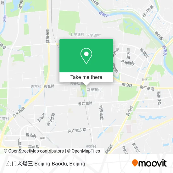 京门老爆三 Beijing Baodu map