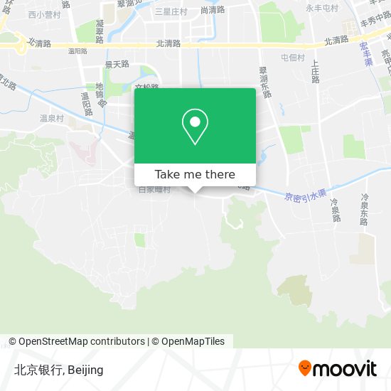 北京银行 map