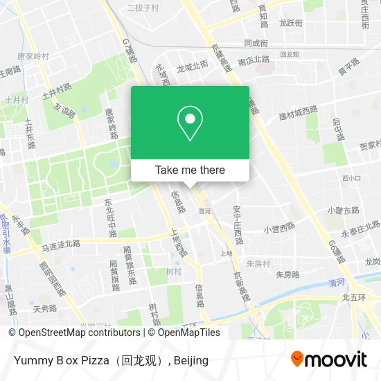 Yummy B ox Pizza（回龙观） map