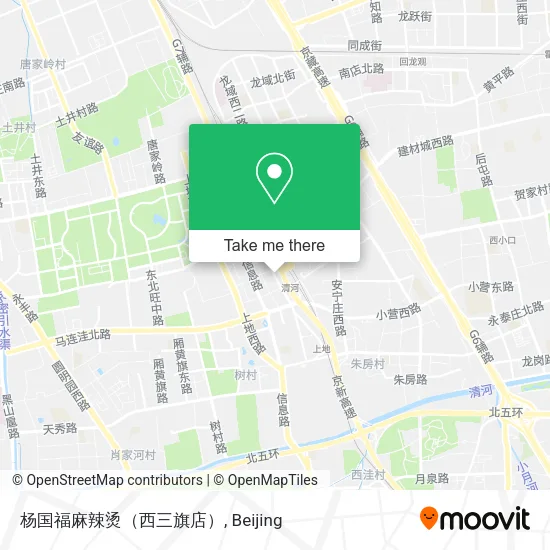 杨国福麻辣烫（西三旗店） map