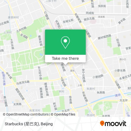 Starbucks (星巴克) map