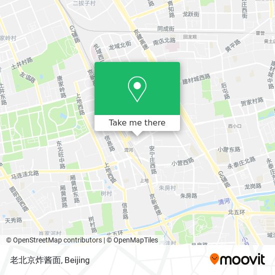 老北京炸酱面 map