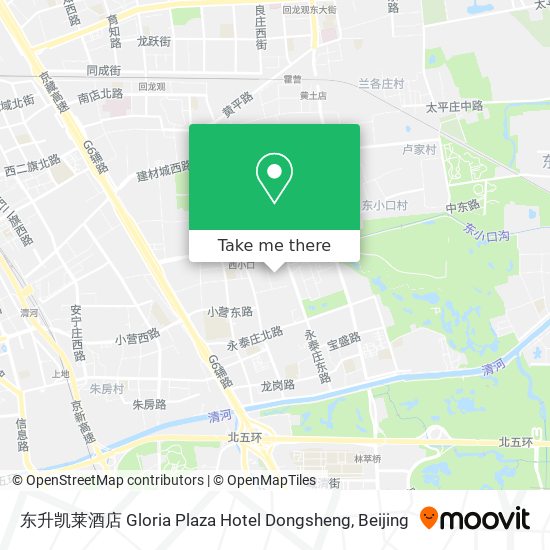 东升凯莱酒店 Gloria Plaza Hotel Dongsheng map
