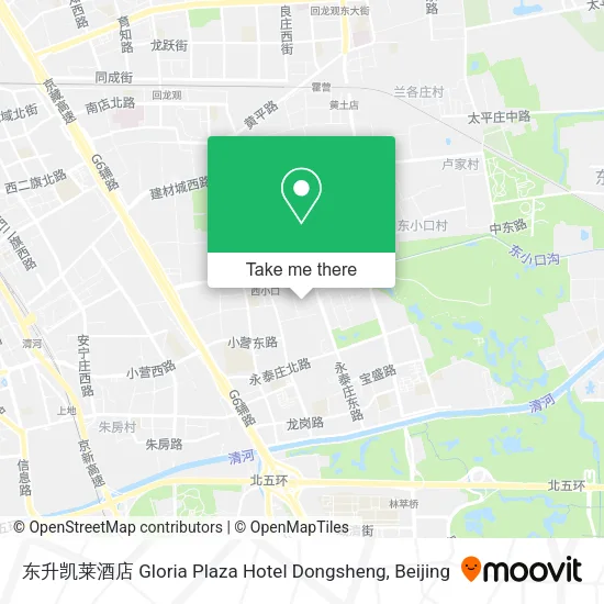东升凯莱酒店 Gloria Plaza Hotel Dongsheng map