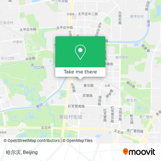 哈尔滨 map