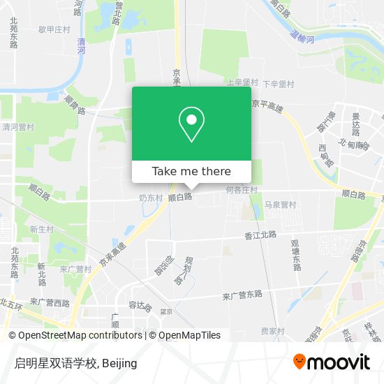 启明星双语学校 map