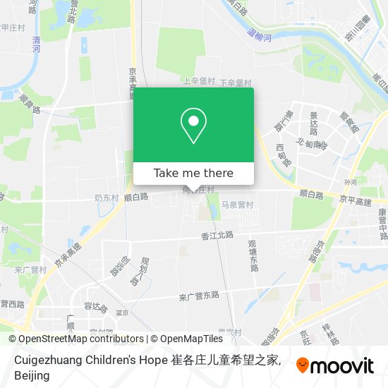 Cuigezhuang Children's Hope 崔各庄儿童希望之家 map