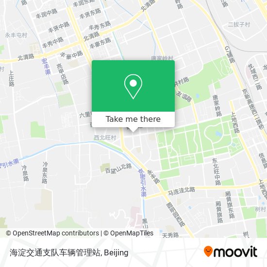 海淀交通支队车辆管理站 map
