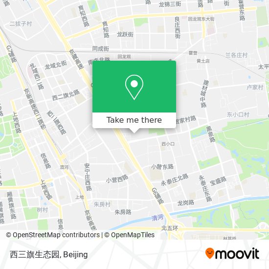 西三旗生态园 map