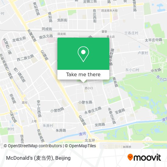 McDonald's (麦当劳) map
