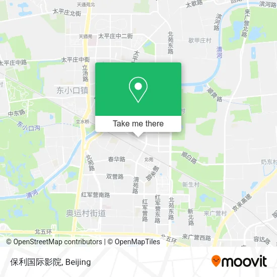 保利国际影院 map