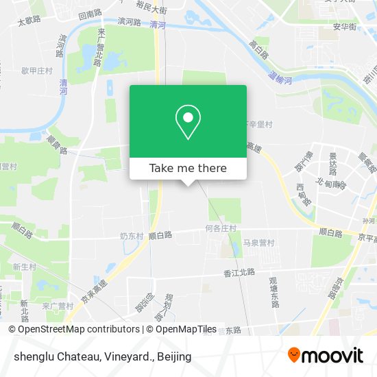 shenglu Chateau, Vineyard. map