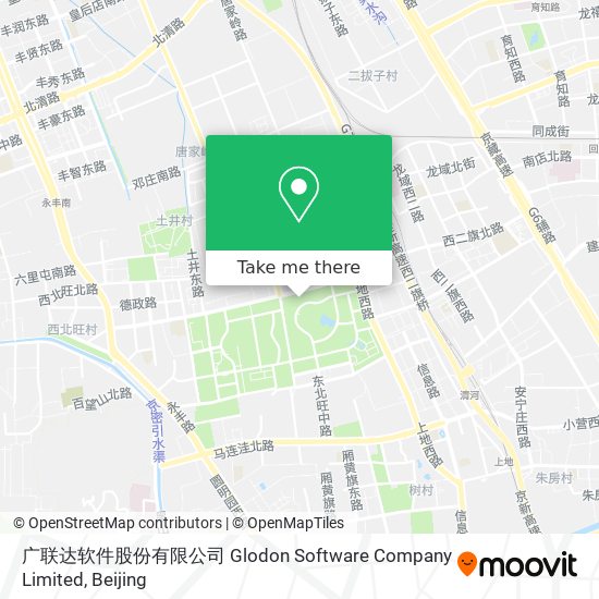 广联达软件股份有限公司  Glodon Software Company Limited map