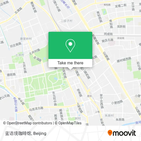 蓝语境咖啡馆 map