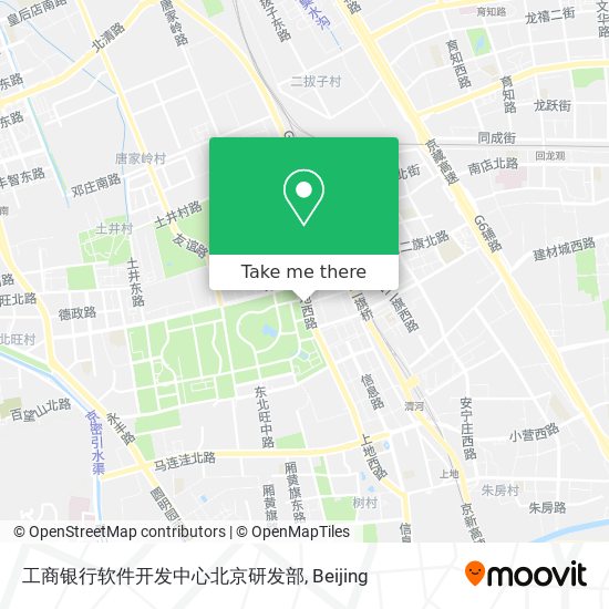 工商银行软件开发中心北京研发部 map