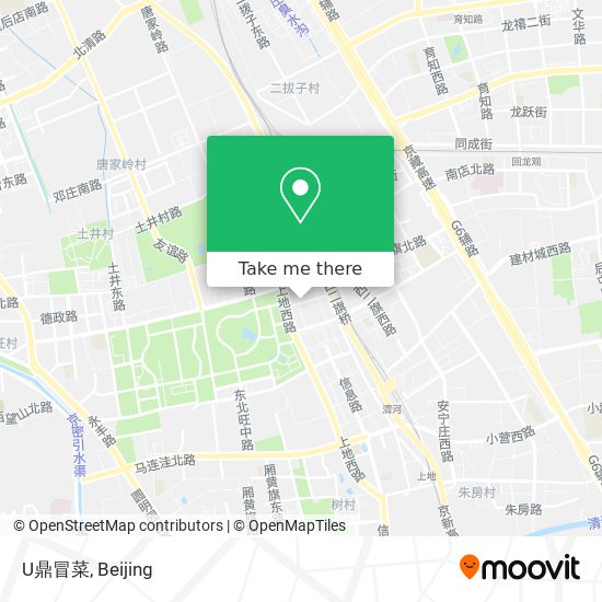 U鼎冒菜 map