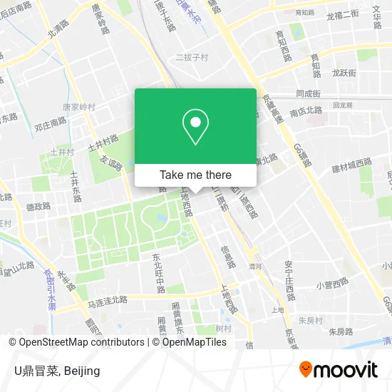 U鼎冒菜 map