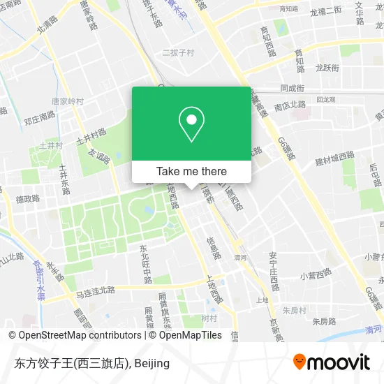 东方饺子王(西三旗店) map